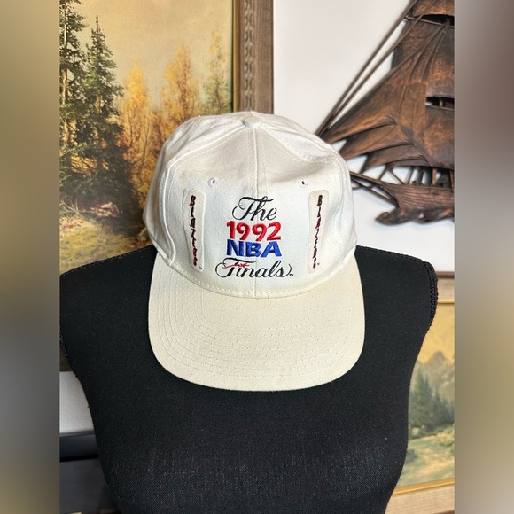 Vintage Portland Trailblazers 1992 NBA Finals Snap Back Hat - Picture 3 of 6